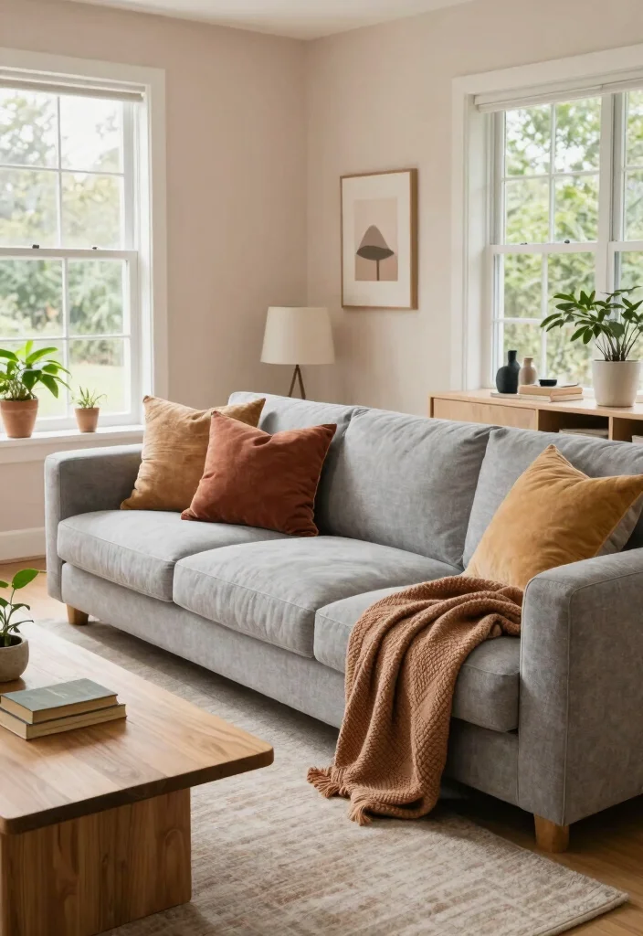 15 Living Room Home Ideas for a Cozy Modern Space 1. Sustainable Sofa Choices 0