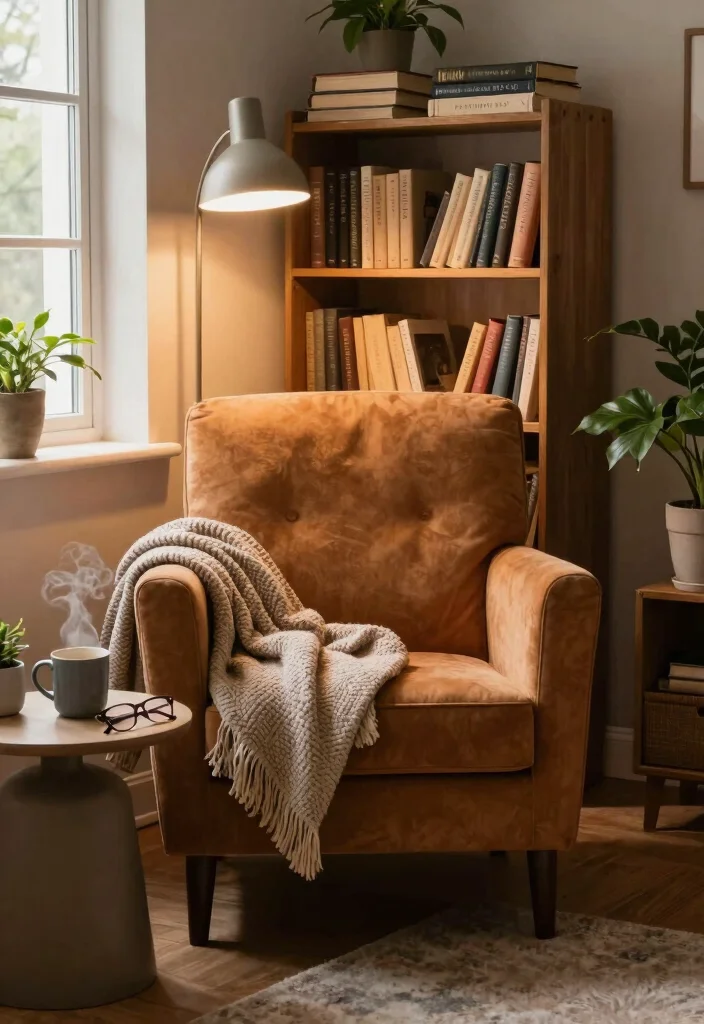 15 Living Room Home Ideas for a Cozy Modern Space 11. Cozy Book Nooks 0