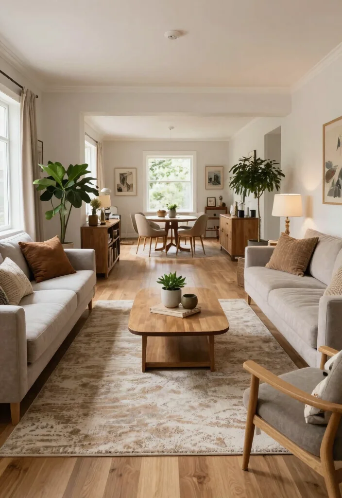 15 Living Room Home Ideas for a Cozy Modern Space 14. Creative Space Planning 0