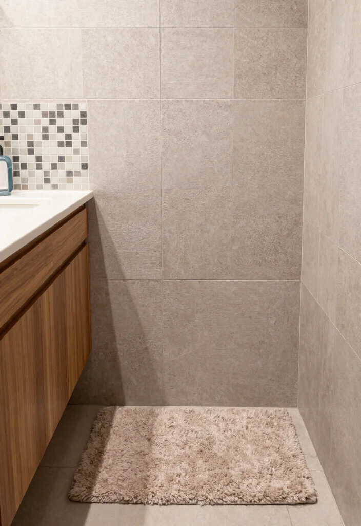 15 Small Bathroom Renovation Ideas Worth the Investment 11. Play with Textures 0