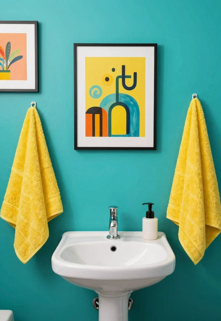 15 Small Bathroom Renovation Ideas Worth the Investment 12. Add a Pop of Color 0