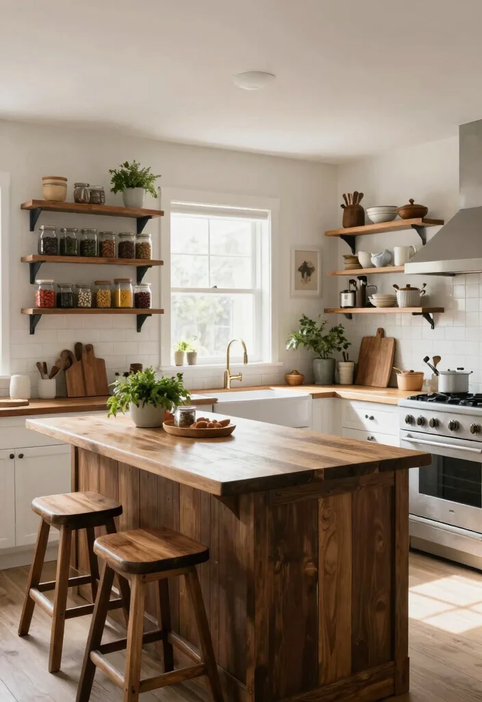 16 Kitchen Layout Ideas with Island Floor Plans Farmhouse Style 1. Classic U Shaped Layout with Central Island 0