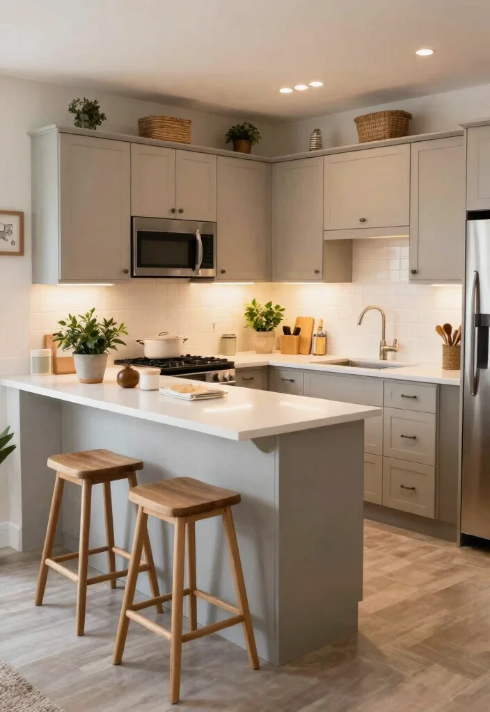 16 Kitchen Layout Ideas with Island Floor Plans Farmhouse Style 3. Galley Kitchen with Island Extension 0