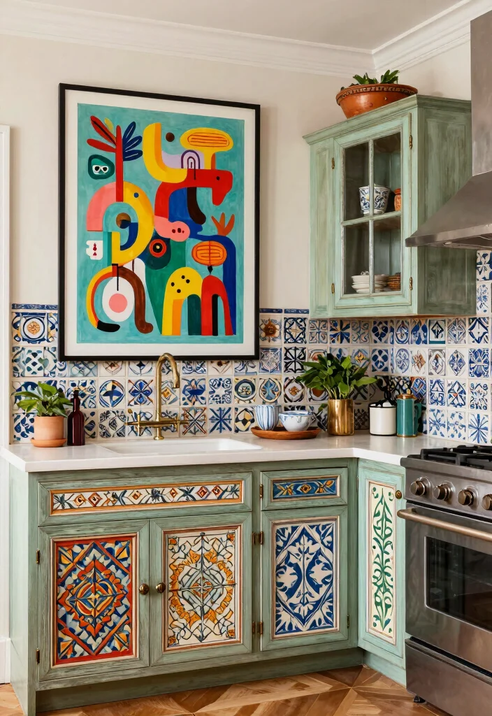 18 Luxury Kitchen Ideas with High End Finishes and Style 17. Artistic Touches 0