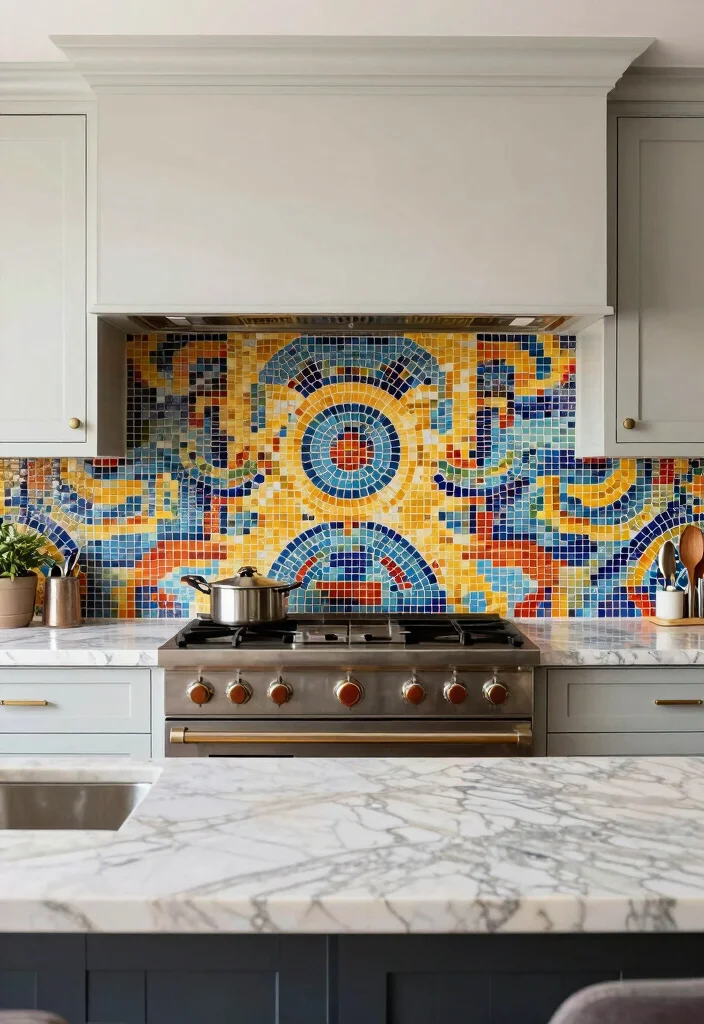 18 Luxury Kitchen Ideas with High End Finishes and Style 5. Bold Backsplashes 0