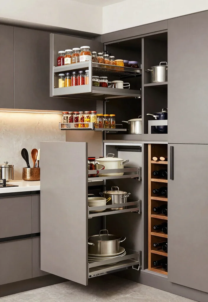 18 Luxury Kitchen Ideas with High End Finishes and Style 6. Innovative Storage Solutions 0