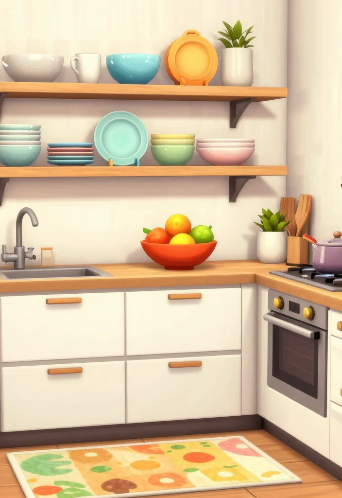 9 Bloxburg Aesthetic Kitchen Ideas Everyone Is Saving 8. Colorful Accent Pieces 0