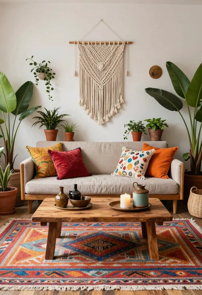 9 Bloxburg Living Room Ideas for Modern Houses 5. Cozy Boho Haven 0