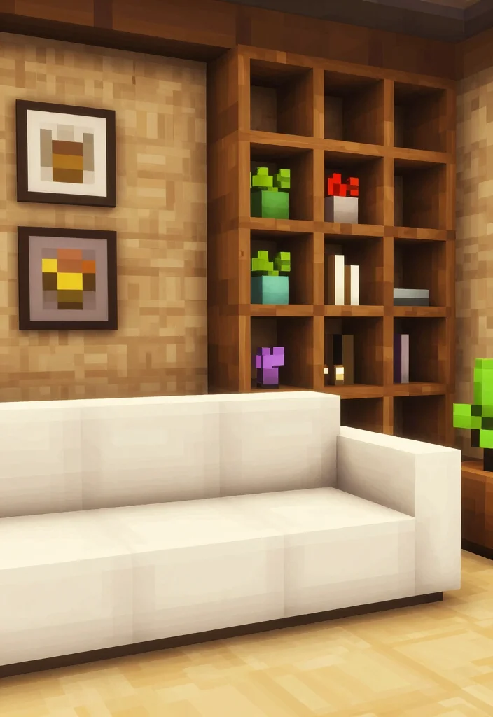 9 Minecraft Living Room Ideas for Creative Builds 3. Understated Elegance 0