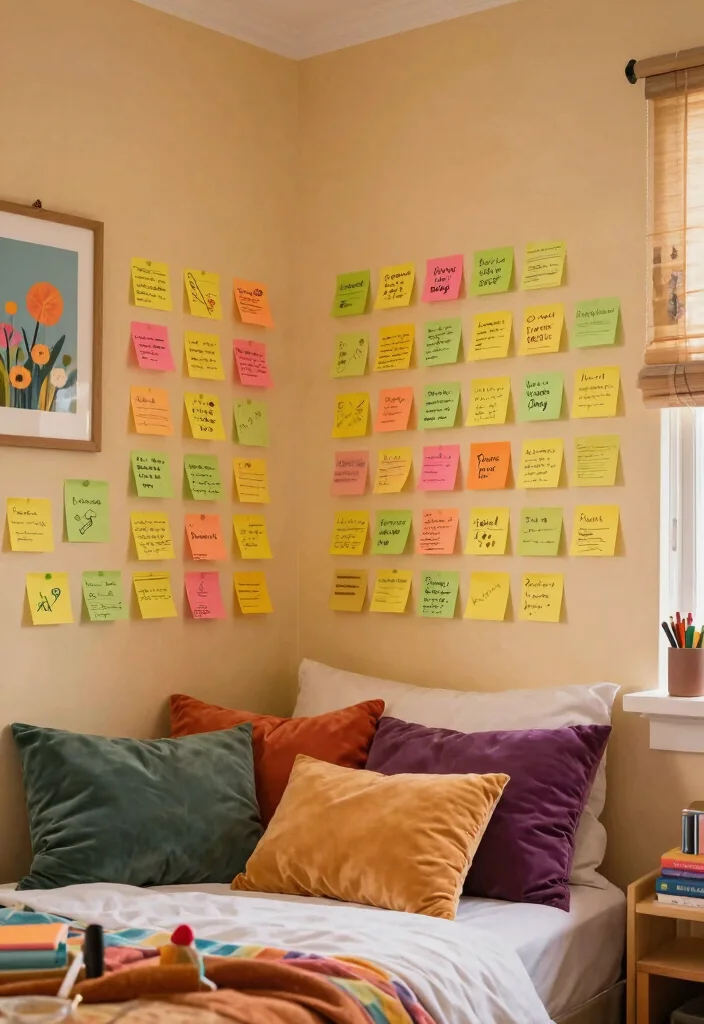 9 Sticky Notes Wall Ideas for Creative Bedroom Decor Conclusion 0
