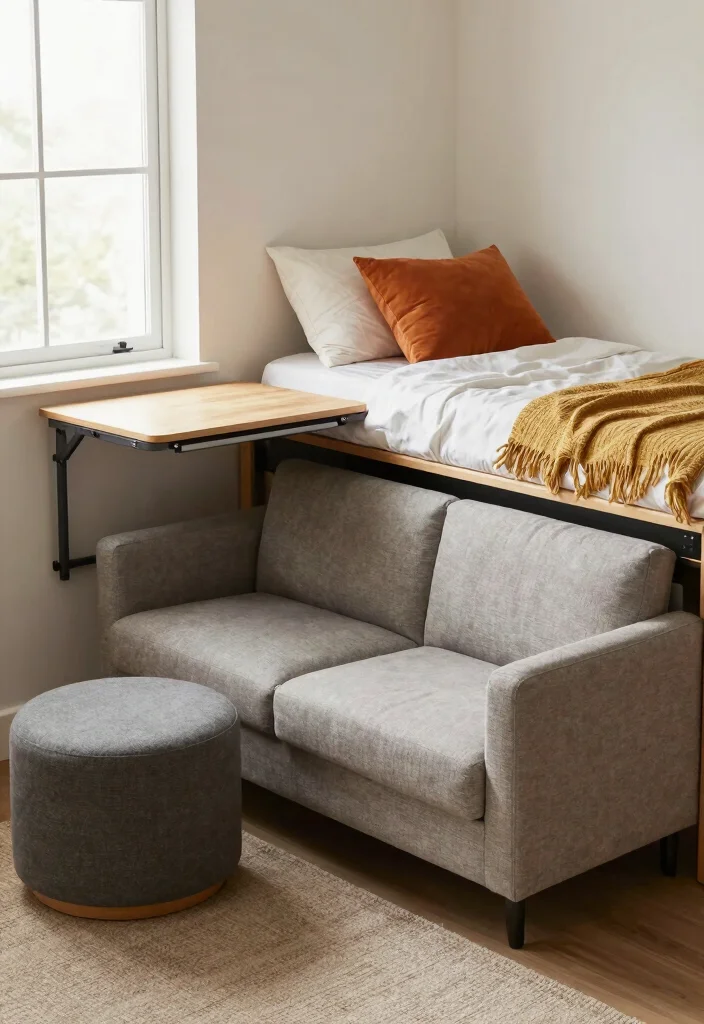 9 Super Small Bedroom Ideas Designed for Real Living 2. Multi Functional Furniture is Key 0