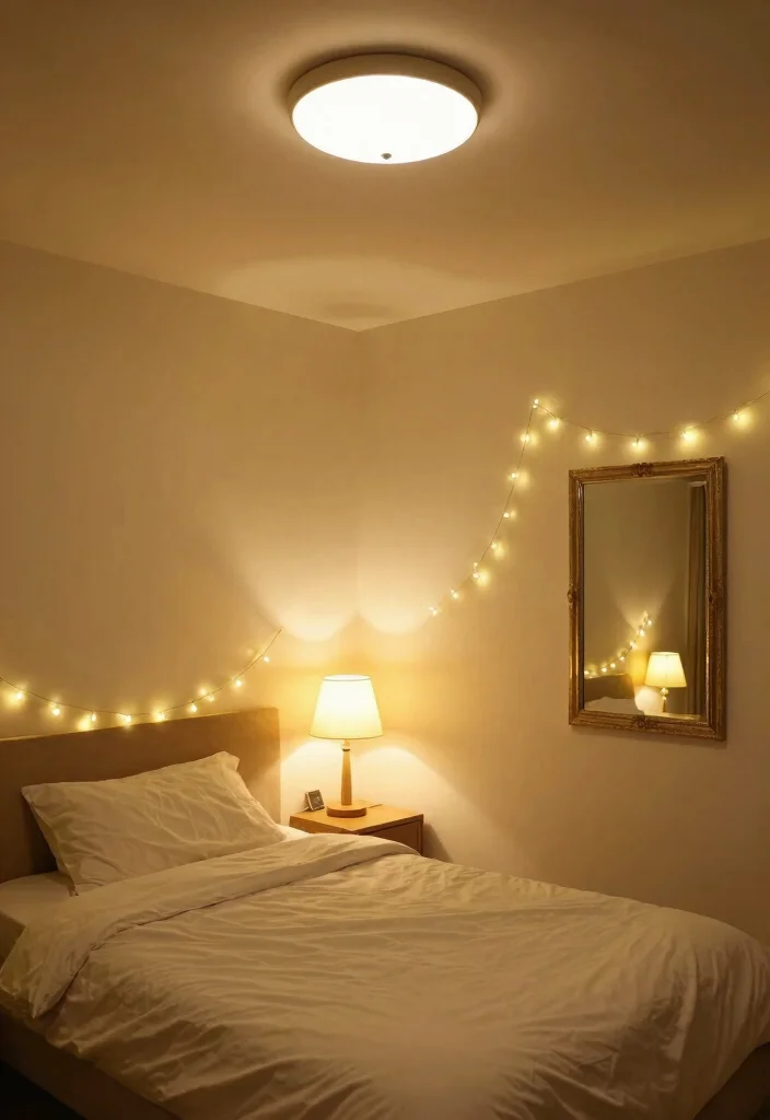 9 Super Small Bedroom Ideas Designed for Real Living 5. Layer Lighting for Ambiance 0